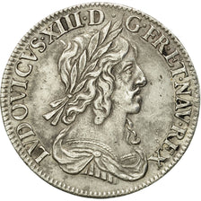 Monnaie, France, Louis XIII, 1/4 Écu 2e poinçon de Warin, 1642, Paris, Gadoury48