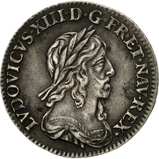 Munten, Frankrijk, Louis XIII, 1/12 Écu, 2e poinçon de Warin, 1642, Paris, Gad46