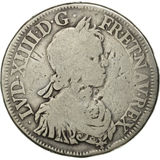 Moneta, Francia, LOUIS XIV / LOUIS XIII, Ecu, Undated (1643), Paris,C1944