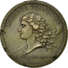 Moneda, Francia, Essai, 1792, Lyons, Galle, MBC, Bronce, Brandon:190