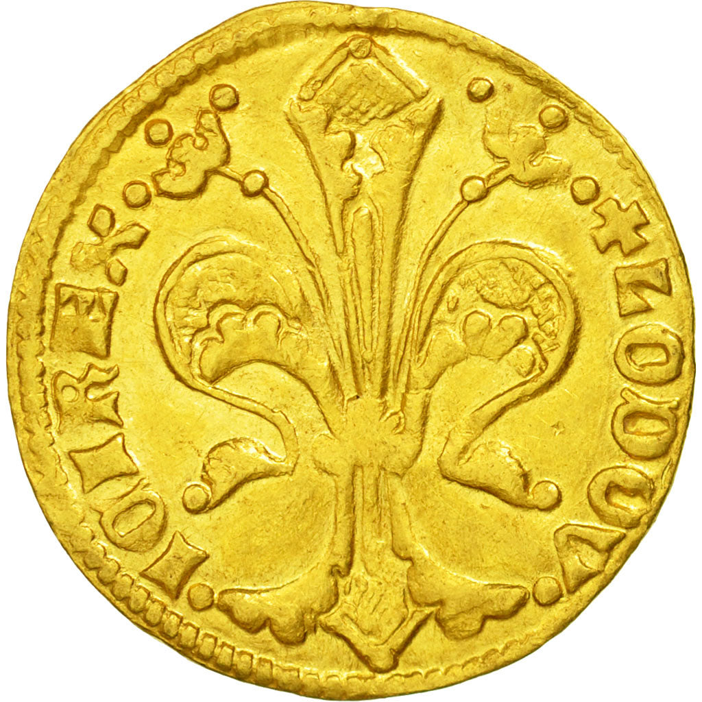 Pologne, Louis Ier, Florin d'or au Saint Jean Baptiste, Huszar 512