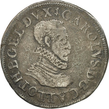 Munten, Frankrijk, LORRAINE, Charles III, Teston, 1581, Nancy, ZF, Zilver