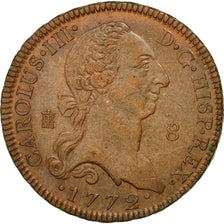 Moneda, España, Charles III, 8 Maravedis, 1772, Segovia, EBC, Cobre, KM:408.2