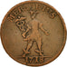 Moneda, Suecia, Carl XII, Daler, 1718, BC+, Cobre, KM:361