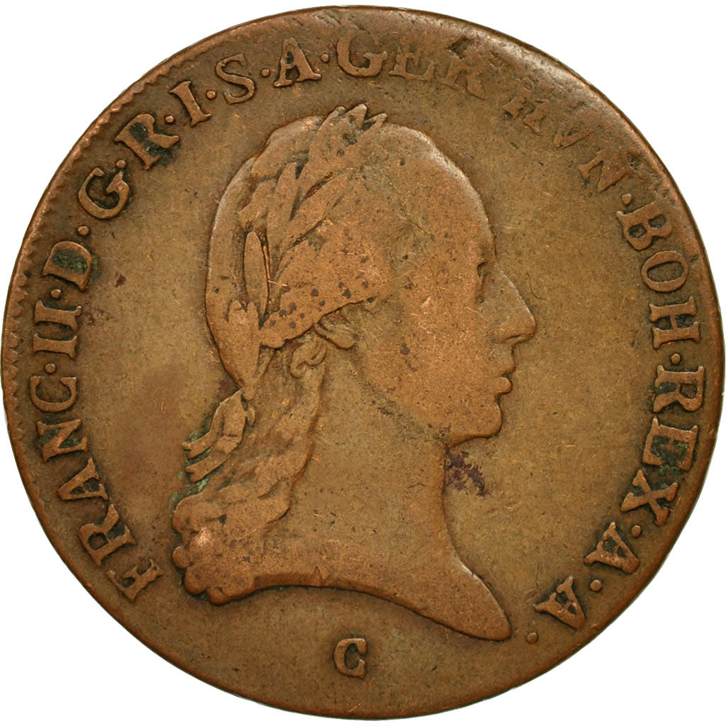 Coin, Austria, Franz II (I), 3 Kreuzer, 1800, VF(30-35), Copper, KM:2115.3