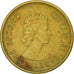 Monnaie, Etats des caraibes orientales, Elizabeth II, 5 Cents, 1965
