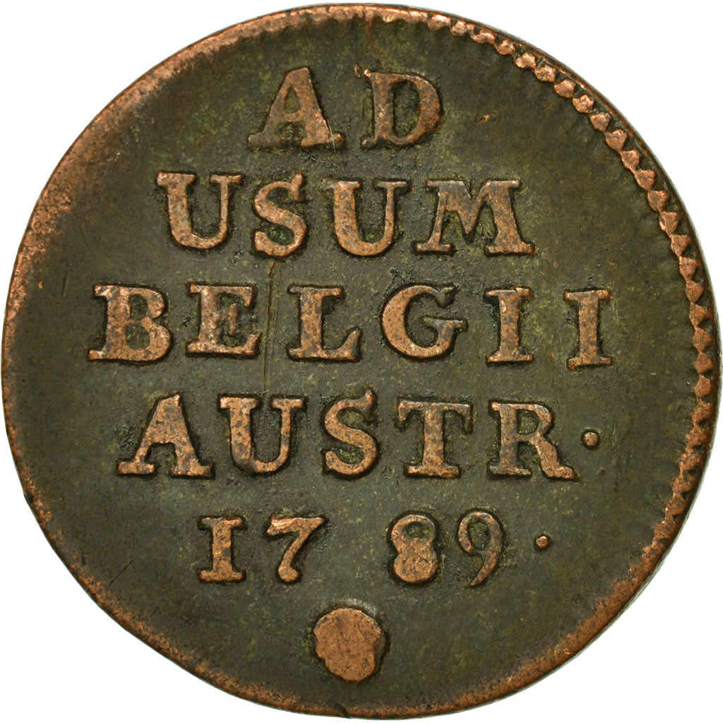 Coin, AUSTRIAN NETHERLANDS, Joseph II, Liard, Oord, 1789, Brussels, VF(30-35)
