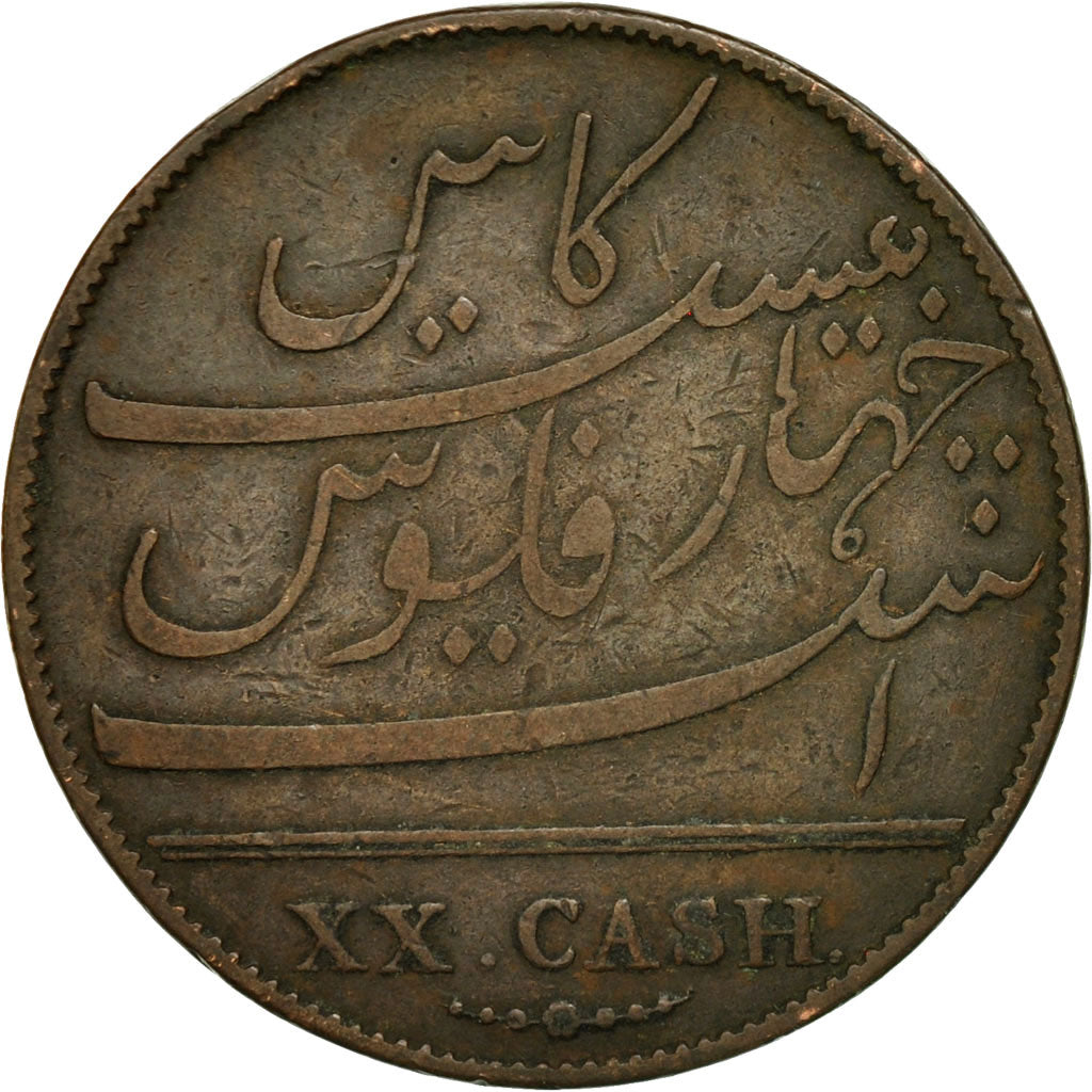 Coin, INDIA-BRITISH, MADRAS PRESIDENCY, 20 Cash, 1803, Soho Mint, Birmingham