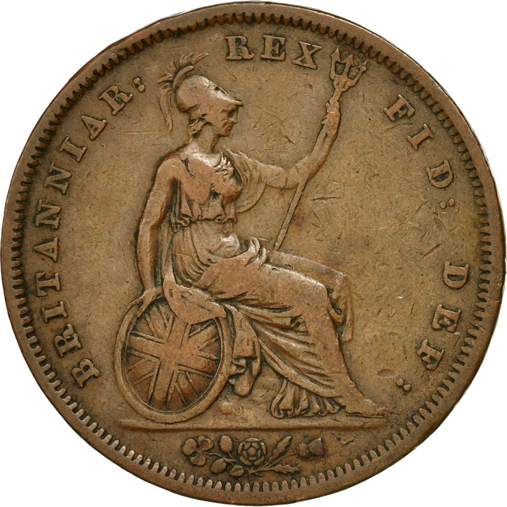 Coin, Great Britain, George IV, Penny, 1826, EF(40-45), Copper, KM:693