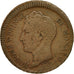Münze, Monaco, Honore V, Decime, 1838, Monaco, S+, Kupfer, KM:97.1
