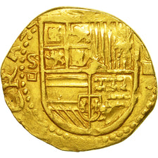 Coin, Spain, Philippe II, 4 Escudos, Sevilla, COB, VF(30-35), Gold