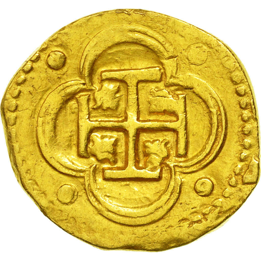 Coin, Spain, Philippe II, 4 Escudos, Sevilla, COB, VF(30-35), Gold