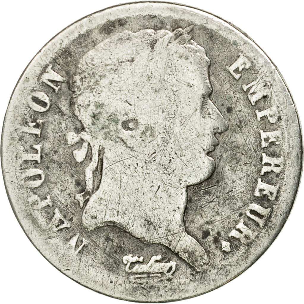 Moneda, Francia, Napoléon I, 1/2 Franc, 1812, Paris, BC, Plata, KM:691.1