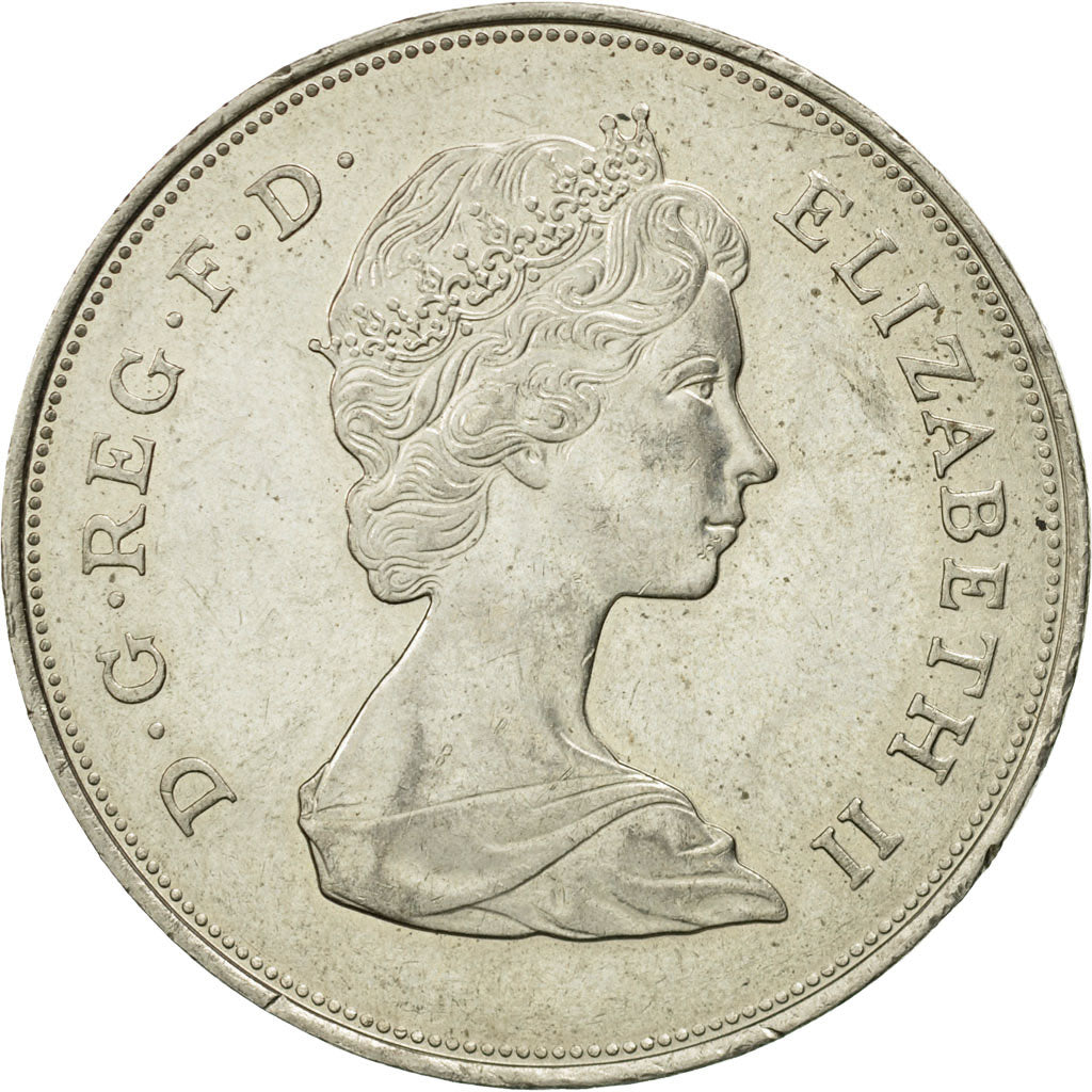 Coin, Great Britain, Elizabeth II, 25 New Pence, 1980, AU(50-53), Copper-nickel