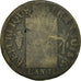 Monnaie, France, Sol aux balances françoise, Sol, 1793, Marseille, B, Bronze