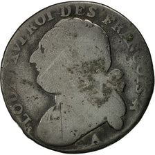 Moneda, Francia, 12 deniers françois, 12 Deniers, 1793, Paris, BC, Bronce