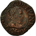 Monnaie, France, Henri III, Denier Tournois, Undated (1578-1579), Amiens, B+