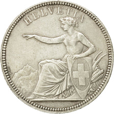 Coin, Switzerland, 5 Francs, 1874, Brussels, AU(50-53), Silver, KM:11