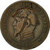 Coin, France, Napoleon III, Satirical, 10 Centimes, 1855, Marseille