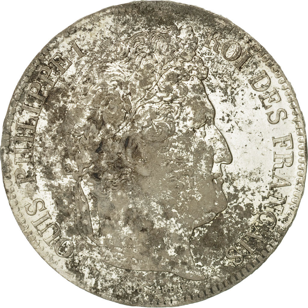 Coin, France, Louis-Philippe, 5 Francs, 1836, Lille, AU(55-58), Silver