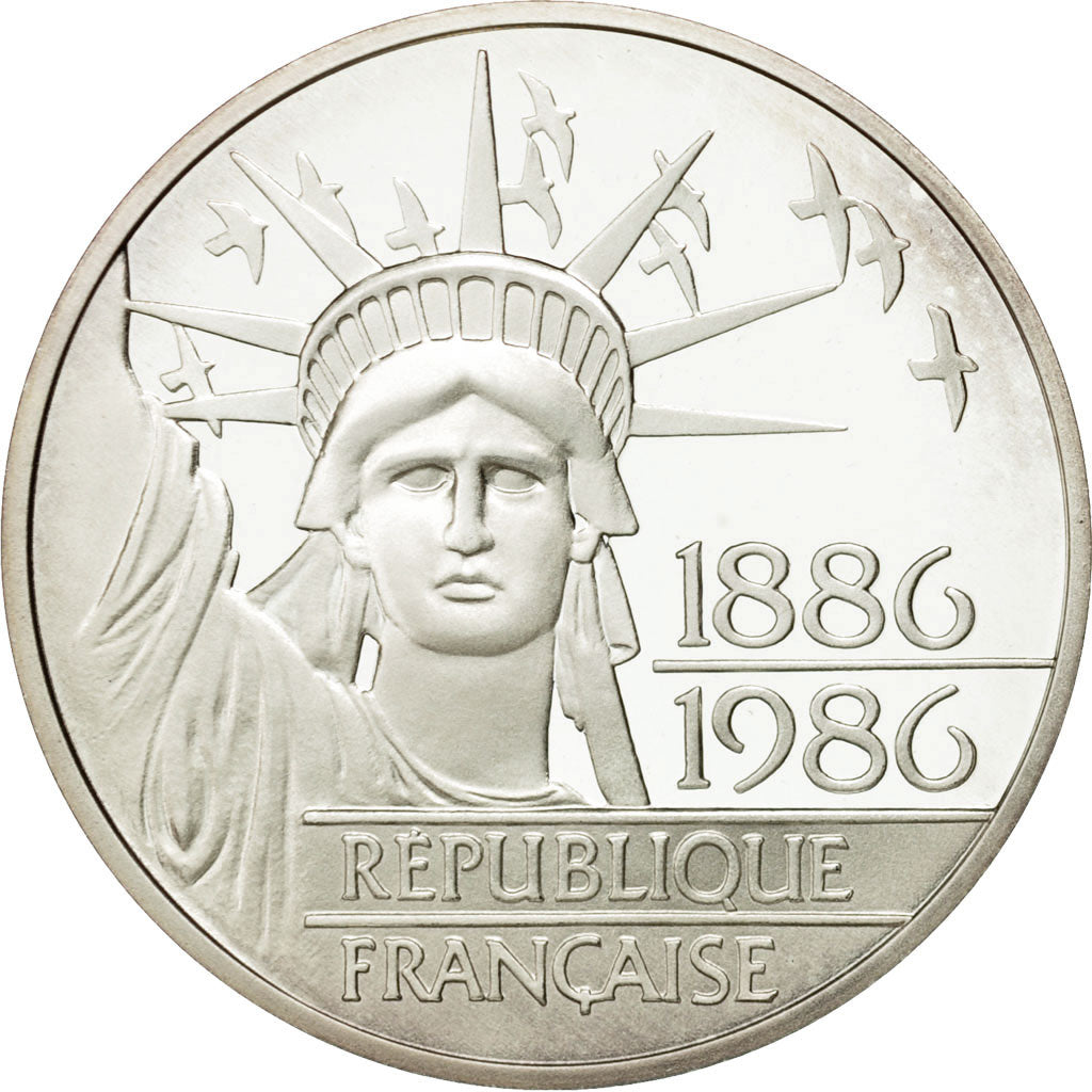 Coin, France, 100 Francs, 1986, MS(65-70), Silver, KM:960a, Gadoury:901