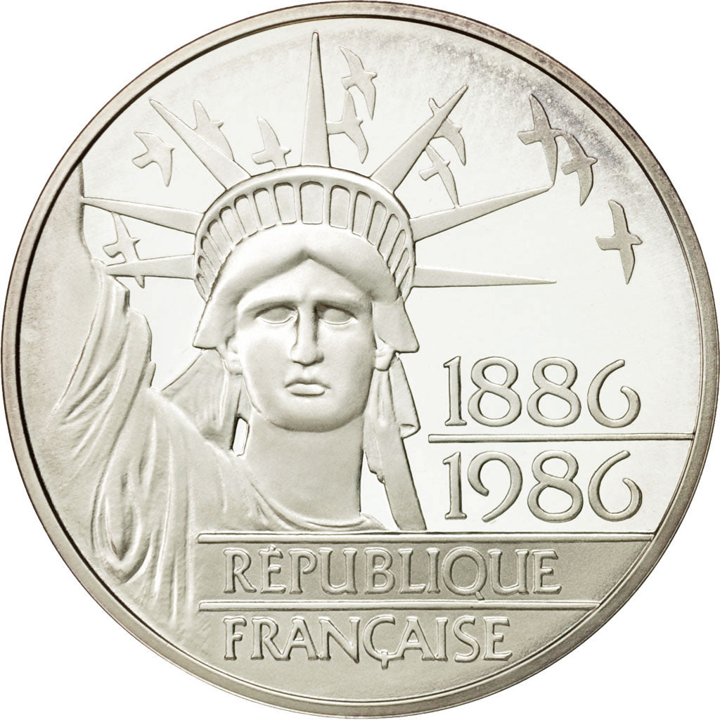 Coin, France, 100 Francs, 1986, MS(65-70), Silver, KM:960a, Gadoury:901