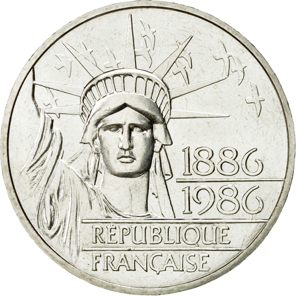 Moneta, Francja, 100 Francs, 1986, Piéfort, MS(65-70), Srebro, KM:P972