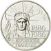 Moneta, Francja, 100 Francs, 1986, Piéfort, MS(65-70), Srebro, KM:P972