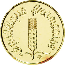 Moneta, Francja, Épi, Centime, 2001, Paris, MS(65-70), Złoto, KM:928a