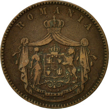 Coin, Romania, Carol I, 10 Bani, 1867, VF(30-35), Copper, KM:4.2