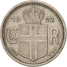 Iceland, Christian X, 10 Aurar, 1922, Copenhagen, KM:1.1