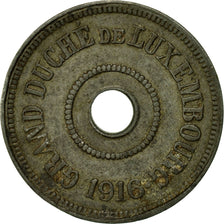 Coin, Luxembourg, Charlotte, 25 Centimes, 1916, AU(50-53), Zinc, KM:29