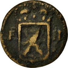 Moneta, Lussemburgo, Frans II, Sol, 1795, B+, Rame, KM:19