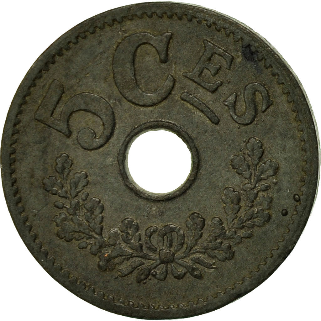 Coin, Luxembourg, Marie Adelaide, 5 Centimes, 1915, EF(40-45), Zinc, KM:27