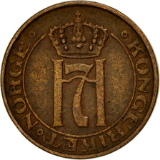 Münze, Norwegen, Haakon VII, Ore, 1938, SS, Bronze, KM:367
