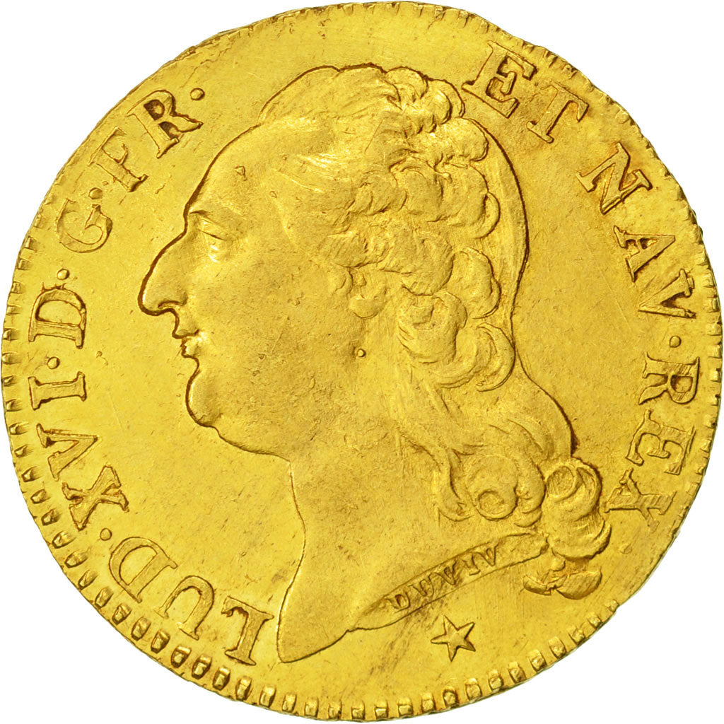 Monnaie, France, Louis XVI, Louis d'or à la tête nue, 1786, Lille, Gadoury 361