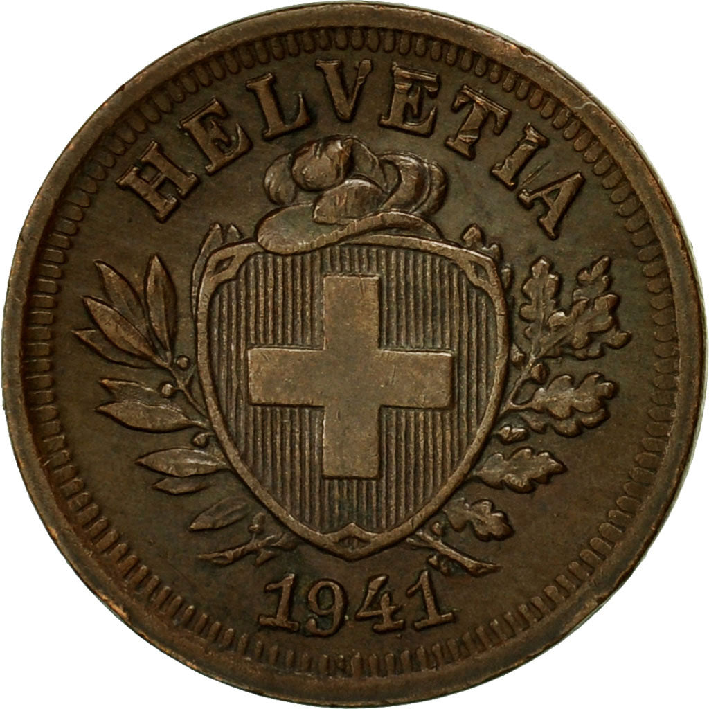 Monnaie, Suisse, Rappen, 1941, Bern, TTB+, Bronze, KM:3.2