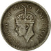 Coin, INDIA-BRITISH, George VI, 1/2 Rupee, 1942, EF(40-45), Silver, KM:552