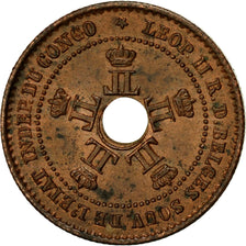 Coin, CONGO FREE STATE, Leopold II, Centime, 1888, AU(55-58), Copper, KM:1