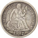 United States, Seated Liberty Dime, 1882, Philadelphia, KM:A92