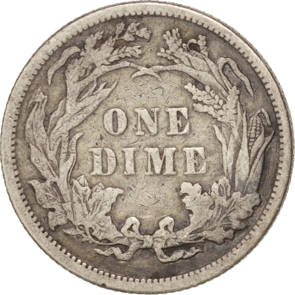 United States, Seated Liberty Dime, 1882, Philadelphia, KM:A92