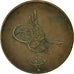 Moneda, Egipto, Abdul Aziz, 40 Para, Qirsh, 1869, Misr, MBC, Bronce, KM:248.1