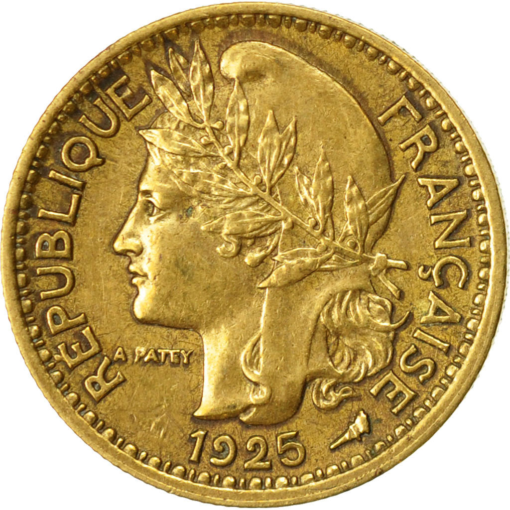 Coin, Cameroon, 50 Centimes, 1925, Paris, EF(40-45), Aluminum-Bronze, KM:1