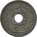 Munten, Tunisië, Ahmad Pasha Bey, 10 Centimes, 1942, Paris, PR, Zinc, KM:267
