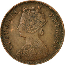Monnaie, INDIA-BRITISH, Victoria, 1/4 Anna, 1887, TTB, Cuivre, KM:486