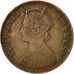 Monnaie, INDIA-BRITISH, Victoria, 1/4 Anna, 1887, TTB, Cuivre, KM:486