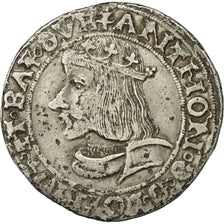 Coin, France, LORRAINE, Antoine, Teston, 1523, Nancy, EF(40-45), Silver