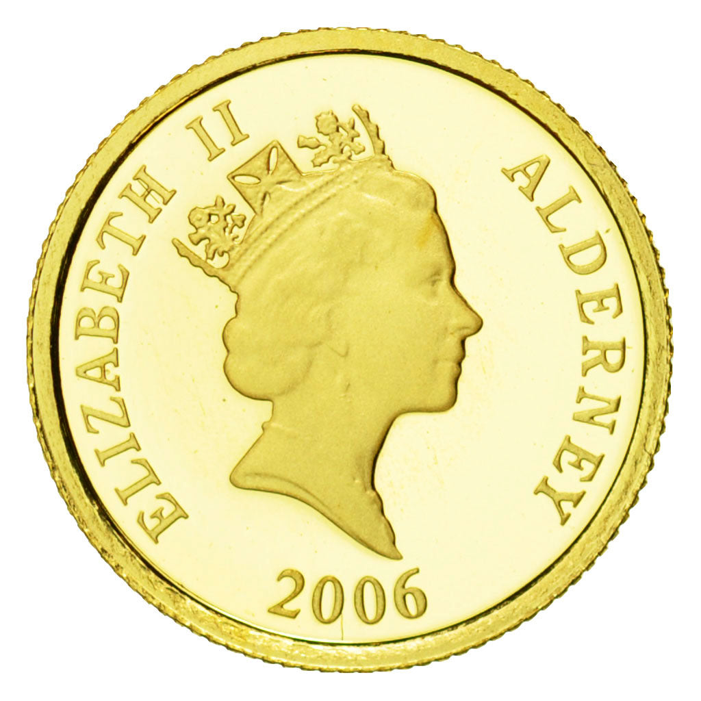 Coin, Alderney, Elizabeth II, Pound, 2006, British Royal Mint, MS(65-70), Gold
