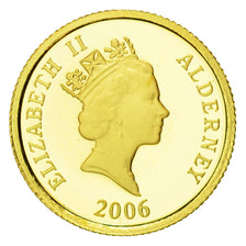 Coin, Alderney, Elizabeth II, Pound, 2006, British Royal Mint, MS(65-70), Gold