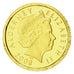 Coin, Alderney, Pound, 2008, British Royal Mint, Charles II, MS(65-70), Gold